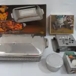 LOTE 213 - 3 PEÇAS EM INOX, SEM USO, NA CAIXA (NO ESTADO)