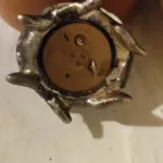 LOTE 280 - RELÓGIO ANTIGO MÁQUINA À CORDA B.W. R$ (NO ESTADO)