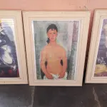 LOTE 522 - LOTE COM DIVERSOS QUADROS ANTIGOS (NO ESTADO)