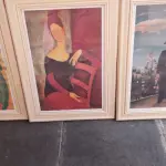 LOTE 524 - LOTE COM DIVERSOS QUADROS ANTIGOS (NO ESTADO)