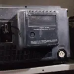 LOTE 473 - TV ANTIGA PHILCO FORD FUNCIONANDO PERFEITAMENTE ATE O MOMENTO, LARGURA 45CM,ALTURA 33CM (NO ESTADO)