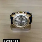 LOTE 113 - 01 RELÓGIO DOURADO COM PRETO