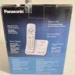 LOTE 532 - TELEFONE SEM FIO PANASONIC COM MAIS DOIS  APARELHOS RAMAL FUNCIONANDO PERFEITAMENTE (NO ESTADO)