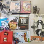 LOTE 483 - LOTE COM DIVERSOS ITENS DE VIDEOGAMES (NO ESTADO)