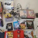 LOTE 483 - LOTE COM DIVERSOS ITENS DE VIDEOGAMES (NO ESTADO)