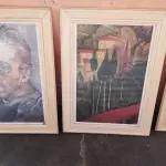 LOTE 524 - LOTE COM DIVERSOS QUADROS ANTIGOS (NO ESTADO)