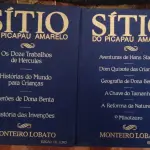 LOTE 589 - COLEÇÃO MONTEIRO LOBATO - 4 VOLUMES - EDIÇÃO DE LUXO  (NO ESTADO)
