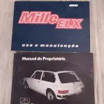 LOTE 608 - MANUAL DO PROPRIETÁRIO BRASÍLIA 1975 + BRINDE (NO ESTADO)