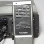 LOTE 465 - ANTIGO VÍDEO CASSETE VHS PORTÁTIL PANASONIC OMNIVISION, MODELO TV-5000, 127V, (NO ESTADO)