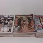 LOTE 578 - COLEÇÃO COM 82 REVISTAS ROLLINGSTINE (NO ESTADO)