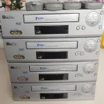 LOTE 440 - LOTE COM 4 VÍDEOS CASSETES 7 CABEÇAS FUNCIONANDO PERFEITAMENTE (NO ESTADO)
