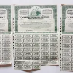 LOTE 597 - APÓLICES E DOCUMENTOS AO PORTADOR - 6 ITENS (NO ESTADO)