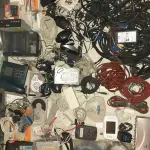 LOTE 464 - LOTE COM DIVERSOS ITENS INFORMÁTICAS CABOS PEÇAS, IMPRESSORAS (NO ESTADO)