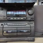 LOTE 507 - SOM AIWA LIGANDO SEM TESTES TAMPA DO CD NÃO FECHA (NO ESTADO)