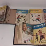 LOTE 575 - COLEÇÃO RARA GIBIS ANTIGOS DIVERSÕES ESCOLARES COM 21 GIBIS  (NO ESTADO)