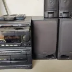 LOTE 507 - SOM AIWA LIGANDO SEM TESTES TAMPA DO CD NÃO FECHA (NO ESTADO)