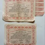 LOTE 599 - 6 APÓLICES (NO ESTADO)