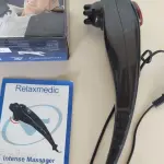 LOTE 482 - MASSAGEADOR RELAXMEDIC FUNCIONA PERFEITAMENTE (NO ESTADO)