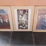 LOTE 523 - LOTE COM DIVERSOS QUADROS ANTIGOS (NO ESTADO)