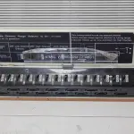 LOTE 465 - ANTIGO VÍDEO CASSETE VHS PORTÁTIL PANASONIC OMNIVISION, MODELO TV-5000, 127V, (NO ESTADO)