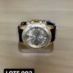 LOTE 092 - 01 RELÓGIO DOURADO COM PRETO (NO ESTADO)