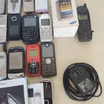 LOTE 481 - LOTE COM CELULARES ANTIGOS COLEÇÃO (NO ESTADO)