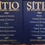 LOTE 589 - COLEÇÃO MONTEIRO LOBATO - 4 VOLUMES - EDIÇÃO DE LUXO  (NO ESTADO)