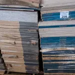 LOTE 206 - 68 CAIXAS DE PISO PORTOBELLO TICIANO GRIGIO 60CM X 60CM (NO ESTADO)