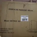 LOTE 077 - 01 COIFA DE PAREDE 0,60 CM TRAMONTINA (NO ESTADO)