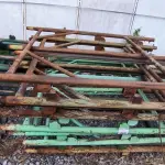 LOTE 265 - 01 LOTE COM GRADES EM FERRO NA COR VERDE (NO ESTADO)