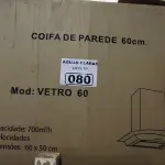 LOTE 080 - 01 COIFA DE PAREDE 0,60 CM TRAMONTINA (NO ESTADO)