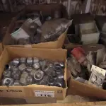 LOTE 116 - 01 LOTE COM PEÇAS PARA ELETRODUTO, TOMADAS INDUSTRIAIS (NO ESTADO)