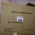 LOTE 080 - 01 COIFA DE PAREDE 0,60 CM TRAMONTINA (NO ESTADO)