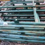 LOTE 269 - 01 LOTE COM GRADES EM FERRO NA COR VERDE (NO ESTADO)