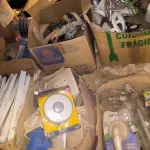 LOTE 048 - 01 LOTE COM MATERIAIS ELÉTRICOS, LÂMPADAS, SENSORES DE PRESENÇA, REATORES (NO ESTADO)