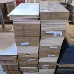 LOTE 192 - 27 CAIXAS DE REVESTIMENTO CETIM BIANCO 30CM X 60CM (NO ESTADO)