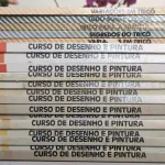 LOTE 643 - CURSO DE DESENHO E PINTURA - 12 VOLUMES MAIS  5 LIVROS TRICÔ- COMPLETO (NO ESTADO)