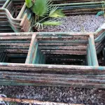 LOTE 259 - 01 LOTE COM GRADES EM FERRO NA COR VERDE (NO ESTADO)