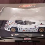 LOTE 674 - PORSCHE 911 GT1 LE MANS GT RACING MAISTO - 1:18 LACRADO (NO ESTADO)