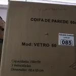 LOTE 085 - 01 COIFA DE PAREDE 0,60 CM TRAMONTINA (NO ESTADO)