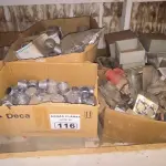 LOTE 116 - 01 LOTE COM PEÇAS PARA ELETRODUTO, TOMADAS INDUSTRIAIS (NO ESTADO)