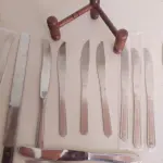 LOTE 671 - LOTE ABRIDORES ANTIGOS FACAS, FILTRO NOVO SEM USO (NO ESTADO)