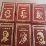 LOTE 641 - BIBLIOTECA DE HISTÓRIA - GRANDES PERSONAGENS DE TODOS OS TEMPOS - 40 VOLUMES (NO ESTADO)