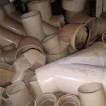 LOTE 154 - 01 LOTE COM JUNÇÃO PARA ESGOTO DIVERSOS TAMANHOS (NO ESTADO)