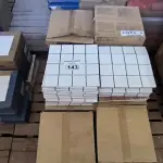 LOTE 143 - 23 CAIXAS DE PASTILHA BRANCA (NO ESTADO)