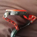 LOTE 676 - RELÓGIO MASCULINO DIESEL DZ VERMELHO FUNCIONANDO PERFEITAMENTE ORIGINAL. (NO ESTADO) 