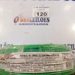 LOTE 120 - 01 ROLO DE CABO FLEXÍVEL 100M, 2,5MM NA COR VERDE. (NO ESTADO) ATENÇÃO! FAZER A VISITAÇÃO ANTES DE ARREMATAR, NÃO SABEMOS SE FUNCIONA. LEILÃO NÃO TEM GARANTIA E NEM DEVOLUÇÃO, SUJEITO A POSSÍVEIS AVARIAS VISÍVEIS/OCULTAS E/OU AUSÊNCIA DE COMPONENTES.