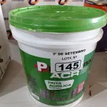 LOTE 145 - 01 BALDE DE TINTA ACRÍLICA 18L NA COR CONCRETO FOSCO. (NO ESTADO) ATENÇÃO! FAZER A VISITAÇÃO ANTES DE ARREMATAR, NÃO SABEMOS SE FUNCIONA. LEILÃO NÃO TEM GARANTIA E NEM DEVOLUÇÃO, SUJEITO A POSSÍVEIS AVARIAS VISÍVEIS/OCULTAS E/OU AUSÊNCIA DE COMPONENTES.