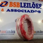 LOTE 050 - 01 ROLO DE CABO FLEXÍVEL 100M, 4MM NA COR VERMELHA. (NO ESTADO) ATENÇÃO! FAZER A VISITAÇÃO ANTES DE ARREMATAR, NÃO SABEMOS SE FUNCIONA. LEILÃO NÃO TEM GARANTIA E NEM DEVOLUÇÃO, SUJEITO A POSSÍVEIS AVARIAS VISÍVEIS/OCULTAS E/OU AUSÊNCIA DE COMPONENTES.