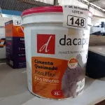 LOTE 148 - 01 BALDE DE CIMENTO QUEIMADO DACAPÓ 25KG. (NO ESTADO) ATENÇÃO! FAZER A VISITAÇÃO ANTES DE ARREMATAR, NÃO SABEMOS SE FUNCIONA. LEILÃO NÃO TEM GARANTIA E NEM DEVOLUÇÃO, SUJEITO A POSSÍVEIS AVARIAS VISÍVEIS/OCULTAS E/OU AUSÊNCIA DE COMPONENTES.